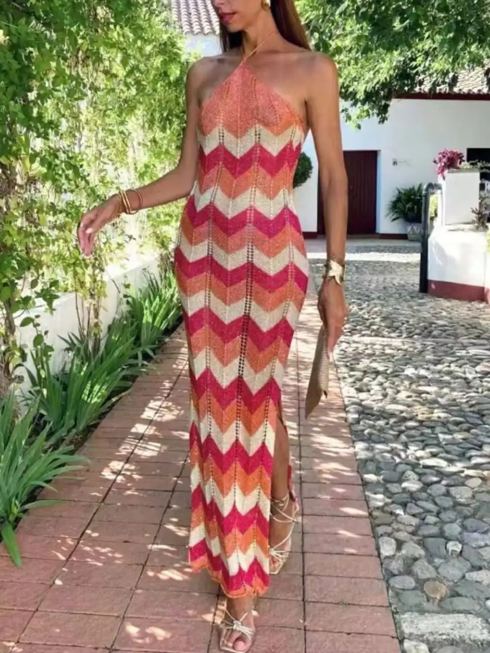 Chevron Sweater Dress