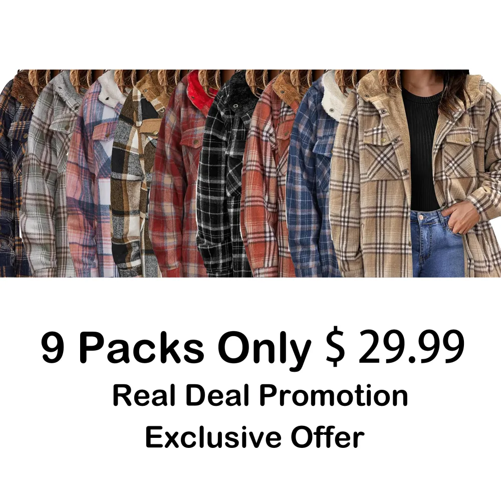 Plus Size Women Flannel Plaid Shacket Jacket Cozy Warmth, Effortless Style – Made for Every Body