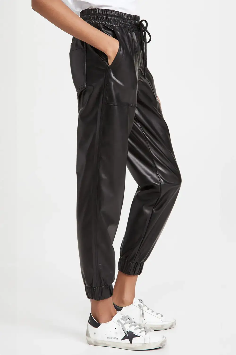Relaxed Drawstring Pocket Detail Pants