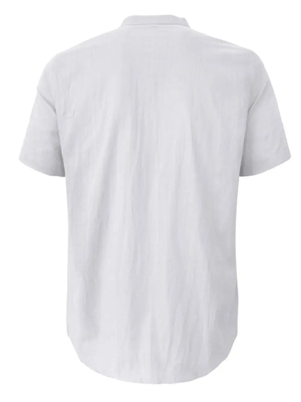 Classic Short-Sleeve Linen-Blend Polo Shirt