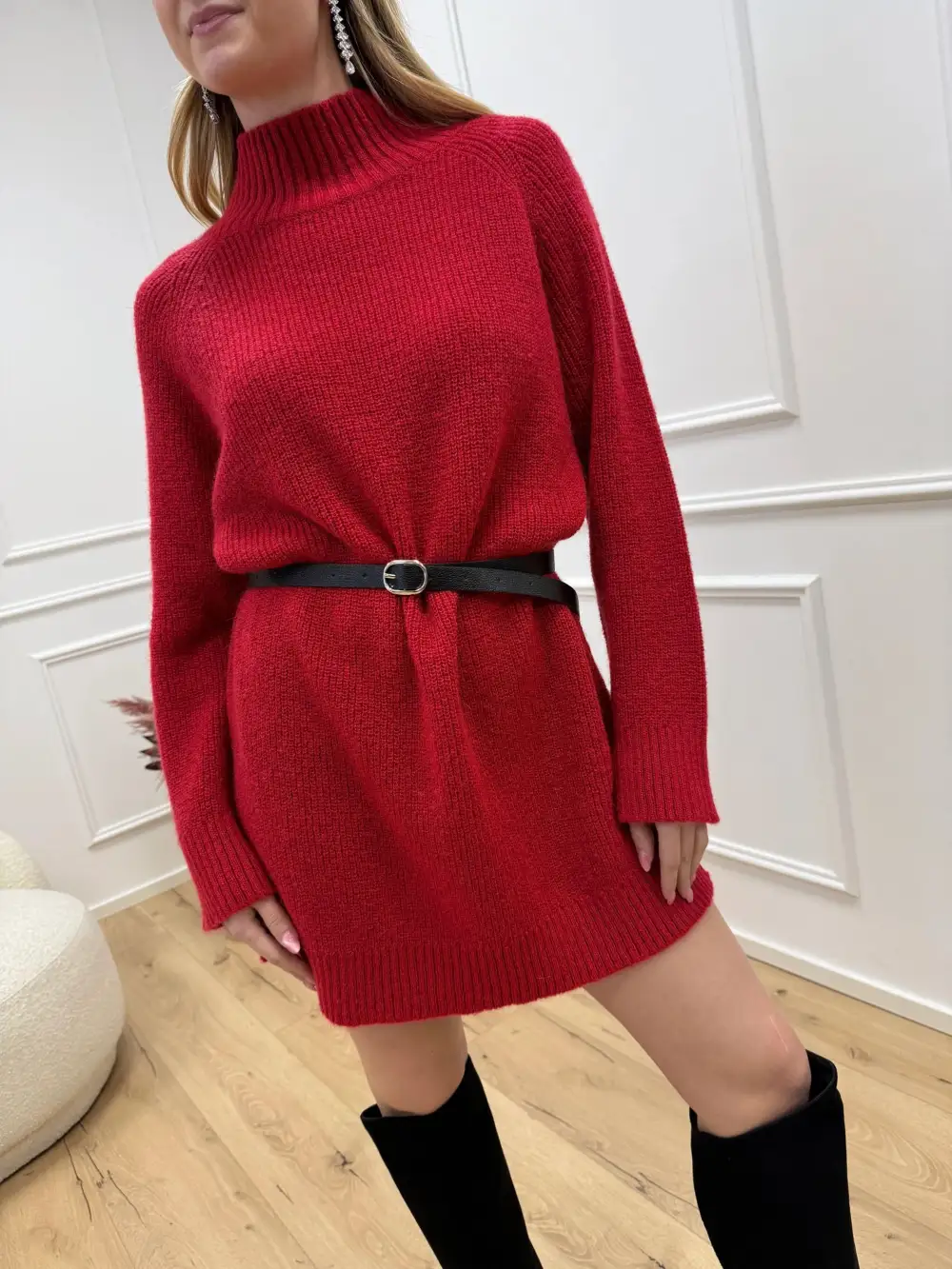 Comfort Easy Drape Mini Dress