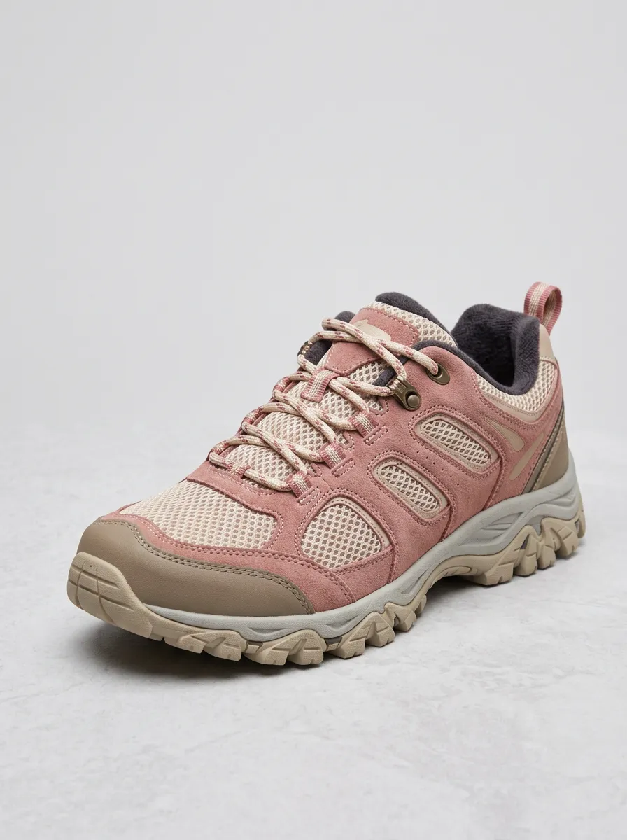 Women's Trail Motion Suede Mesh Outdoor Work Shoes