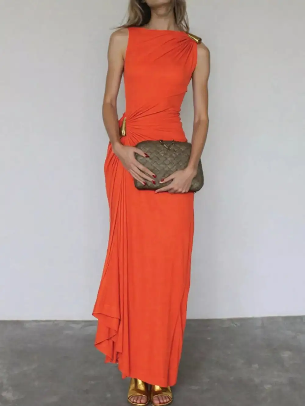 Easy Fit Sleeveless Maxi Dress