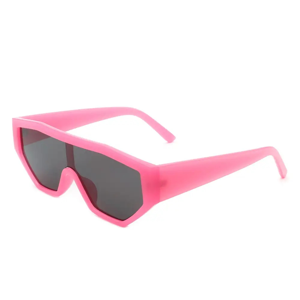 Statement Square Geometric Frame Sunglasses