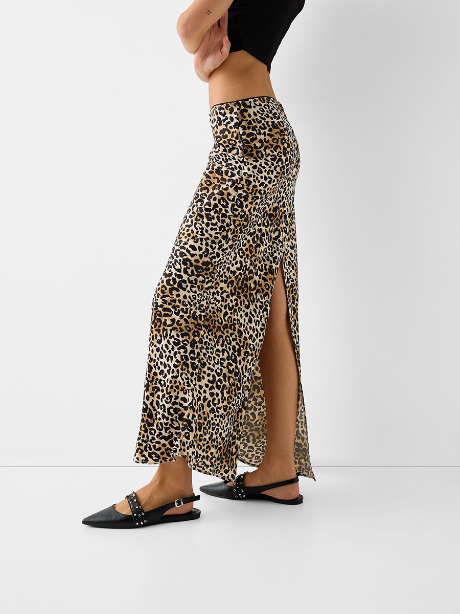 Falda Midi Estampada