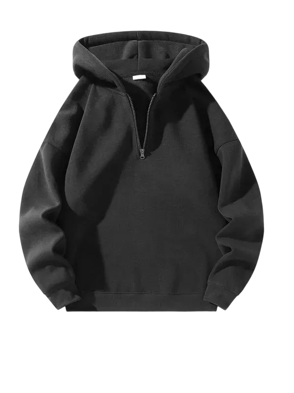 Men's regular fit solid color zip-up hoodie[CLEARANCE ONLY FOR TODAY]