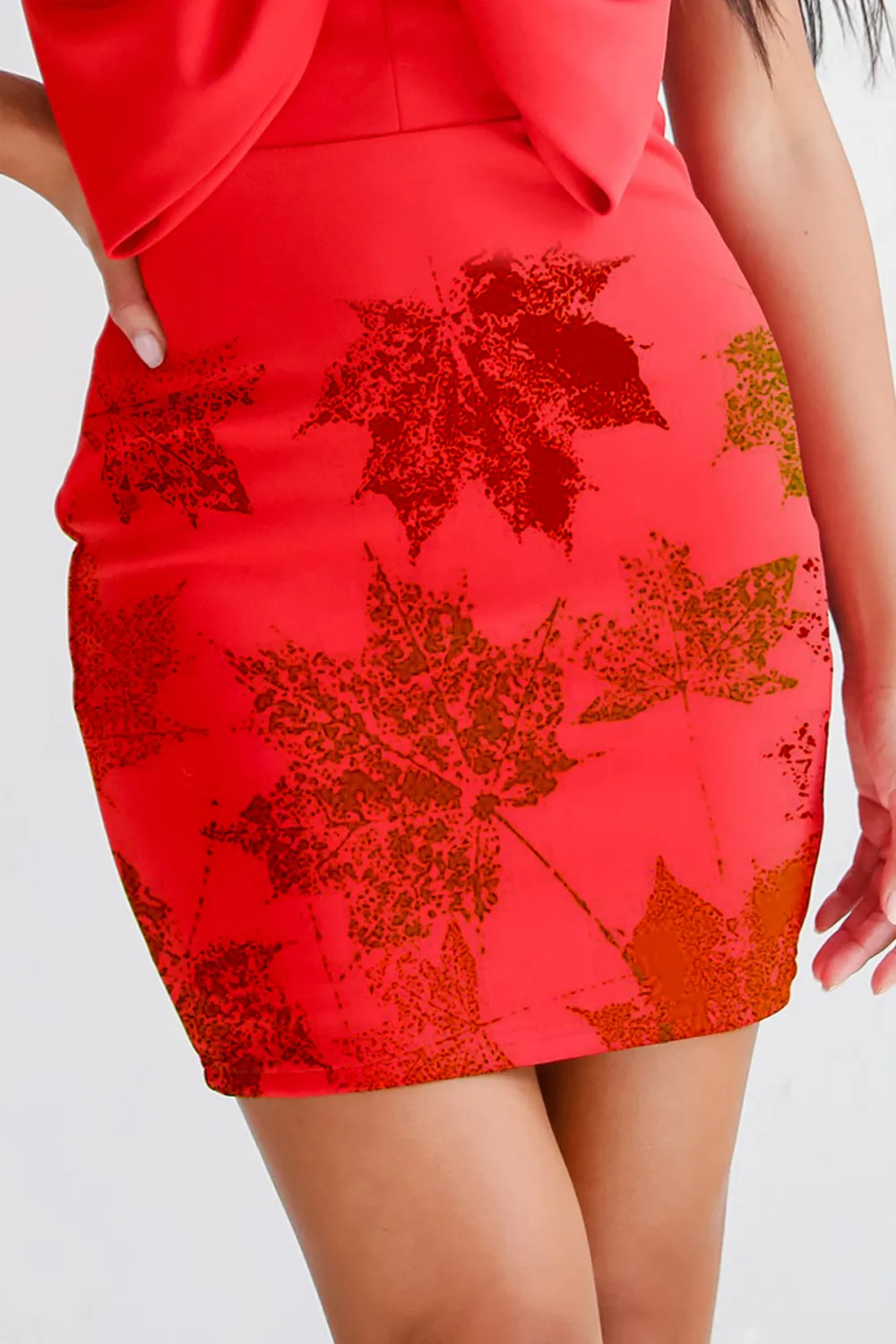 Under Stadium Lights Strapless Bow Mini Dress