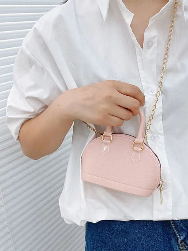 Compact Geometric Crossbody Bag