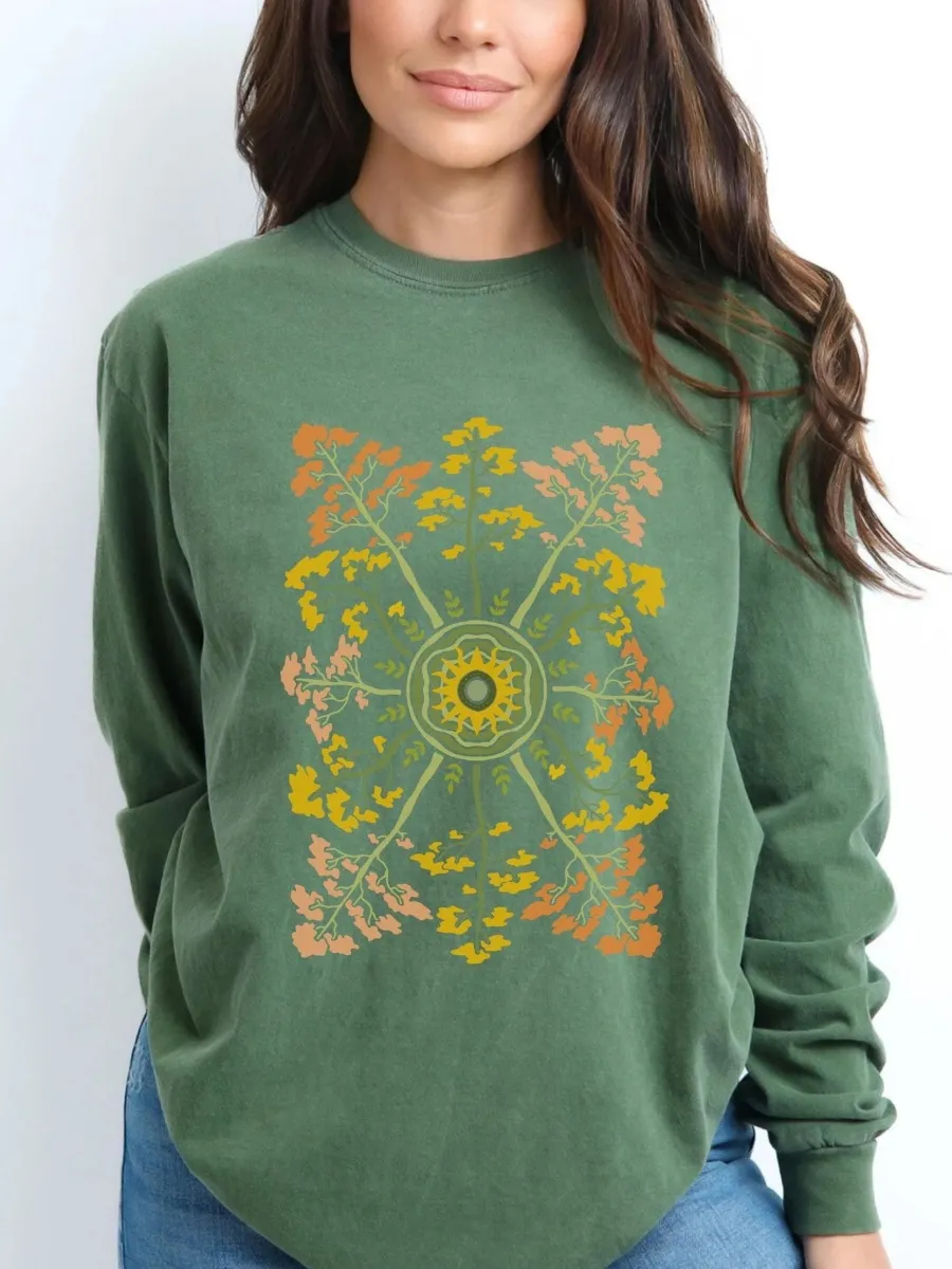 Floral Kaleidoscope Boho T-Shirt