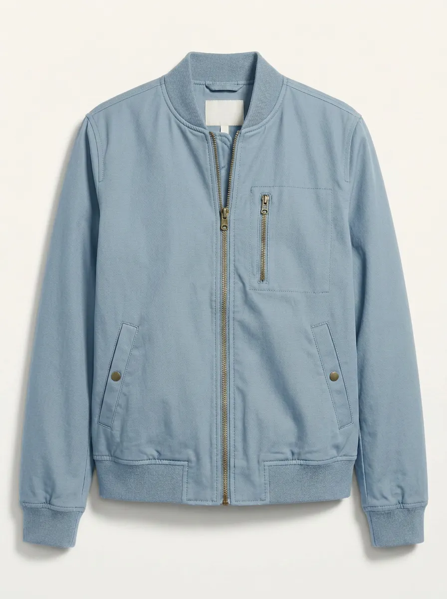 Classic Bomber Zip-Front Women's Casual Jacket