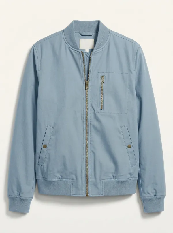 Classic Bomber Zip-Front Women's Casual Jacket