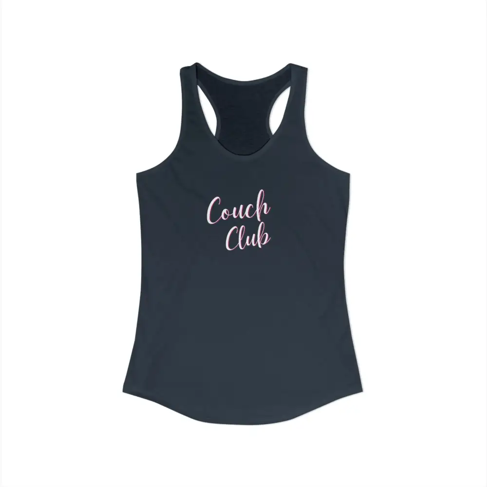 Couch Club Graphic Racerback Tank