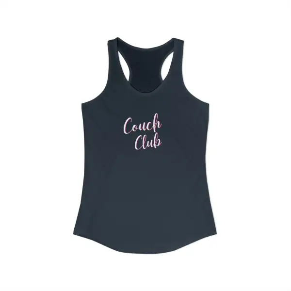 Couch Club Graphic Racerback Tank