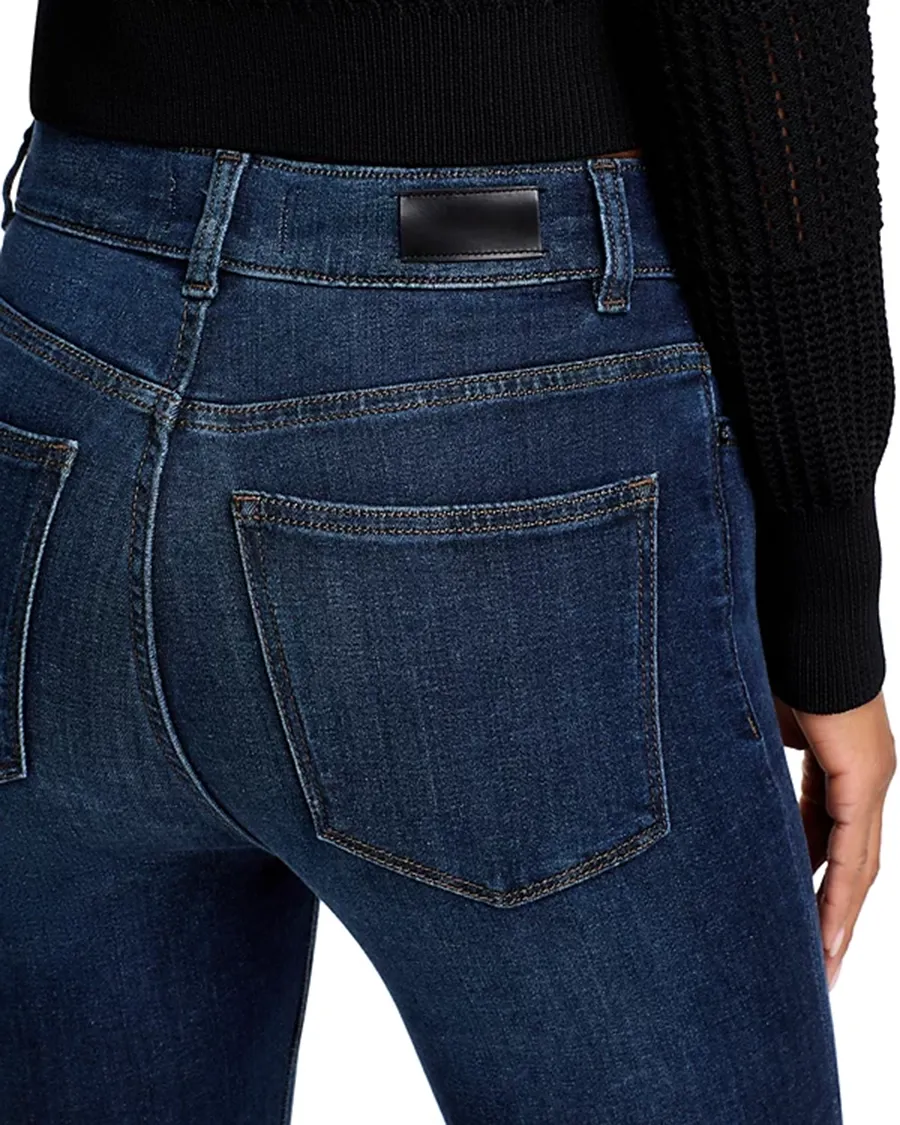 Bootcut High Rise Jeans in Dark Indigo