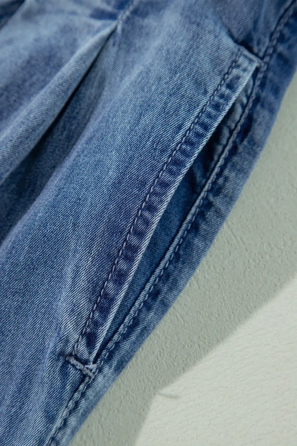 Easy High Waist Wide Leg Denim Jeans