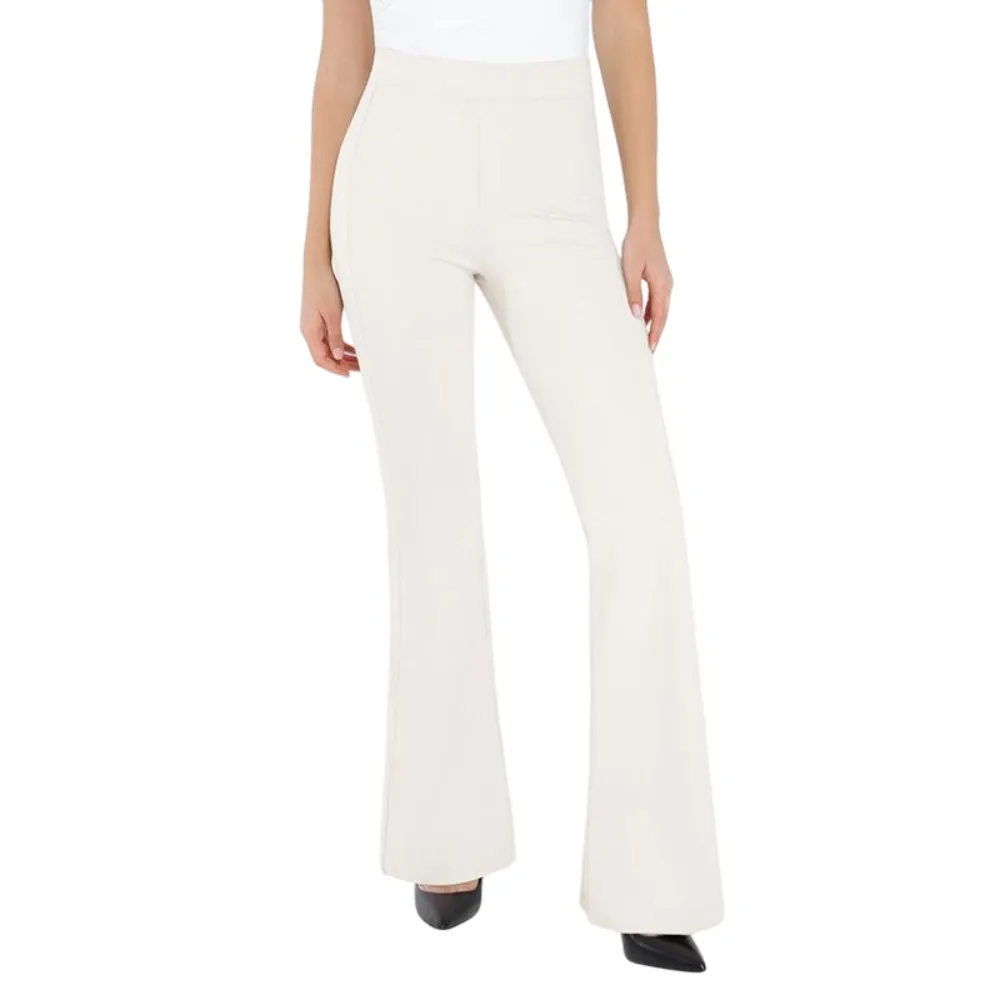 Shapewear Executive High Waisted Wide-Leg Ponte Pants with Tummy Control