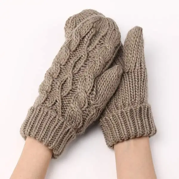 Women'S Handbag Warm Woolen Gloves 49808755C