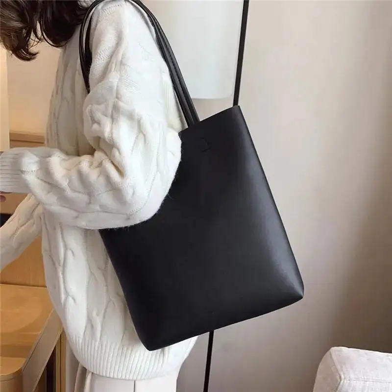 Refined Structured Soft Tote Bag