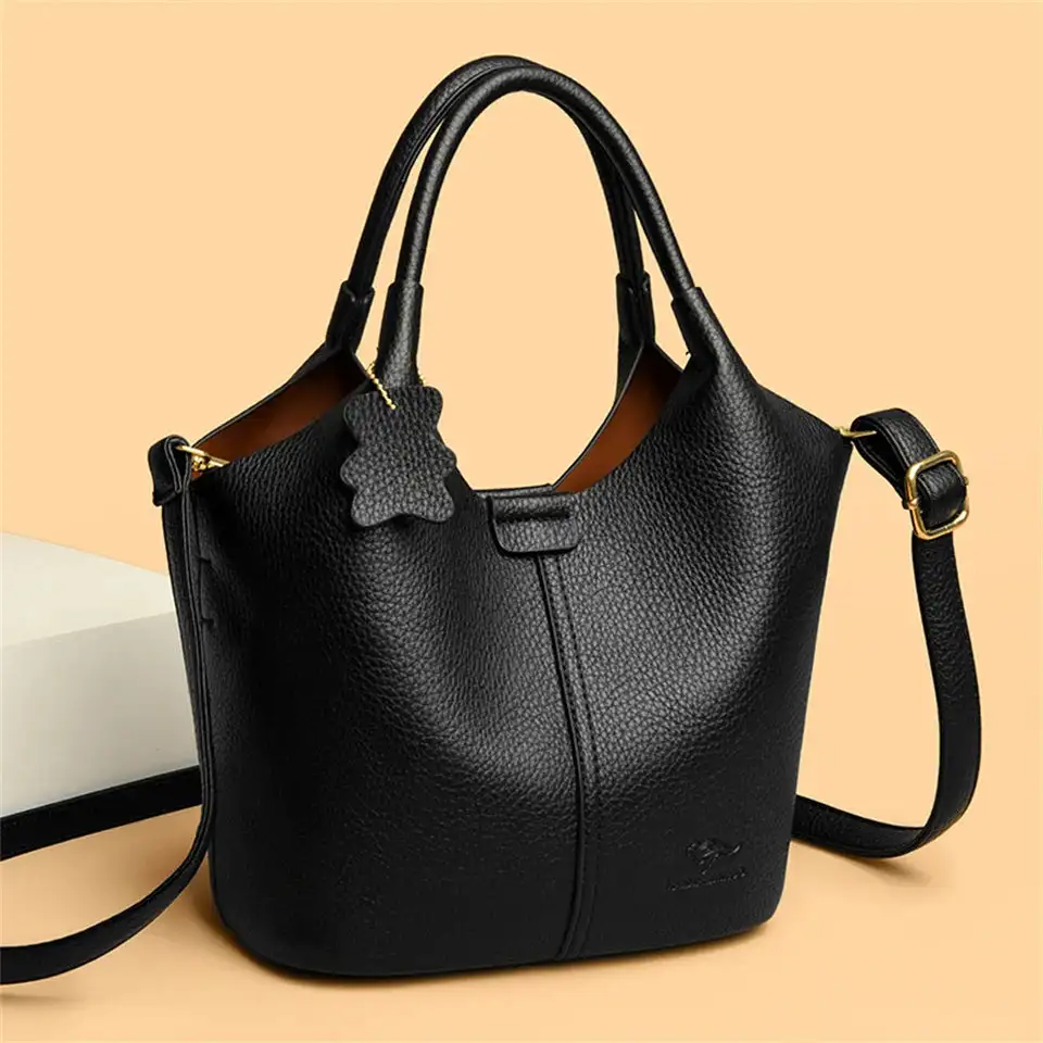 Timeless Soft Zip-Top Shoulder Bag