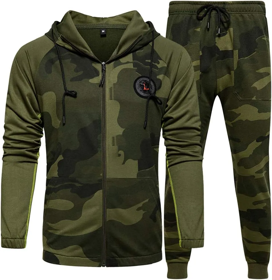 Casual Comfy Camo Suits for Men