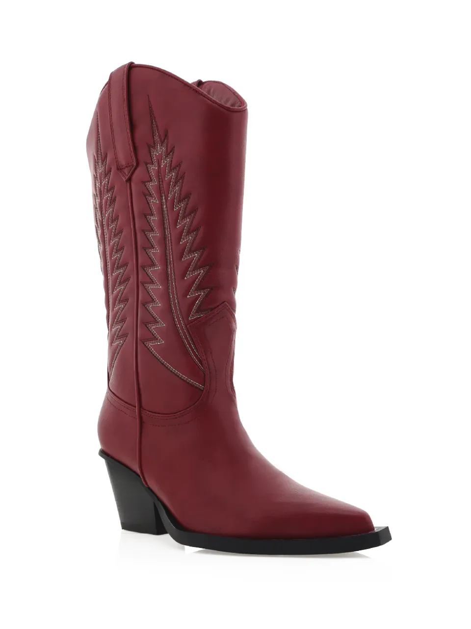Classic Western Cowboy Pointed-Toe Knee-High Boots