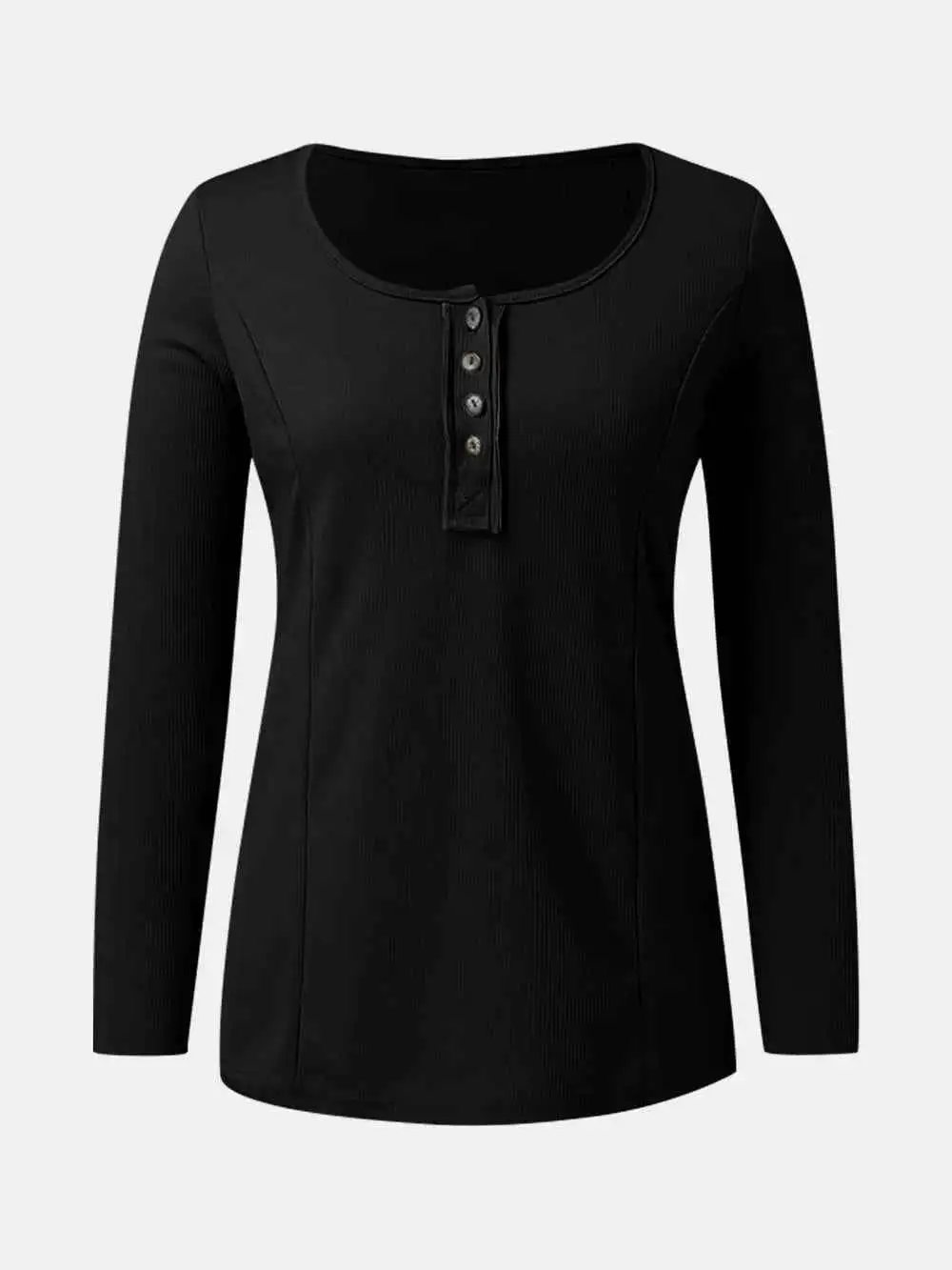 Everyday Scoop Neck Long Sleeve T-Shirt