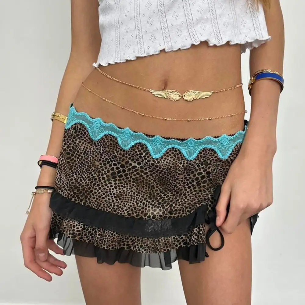 Leopard Print Studio Mini Skirt
