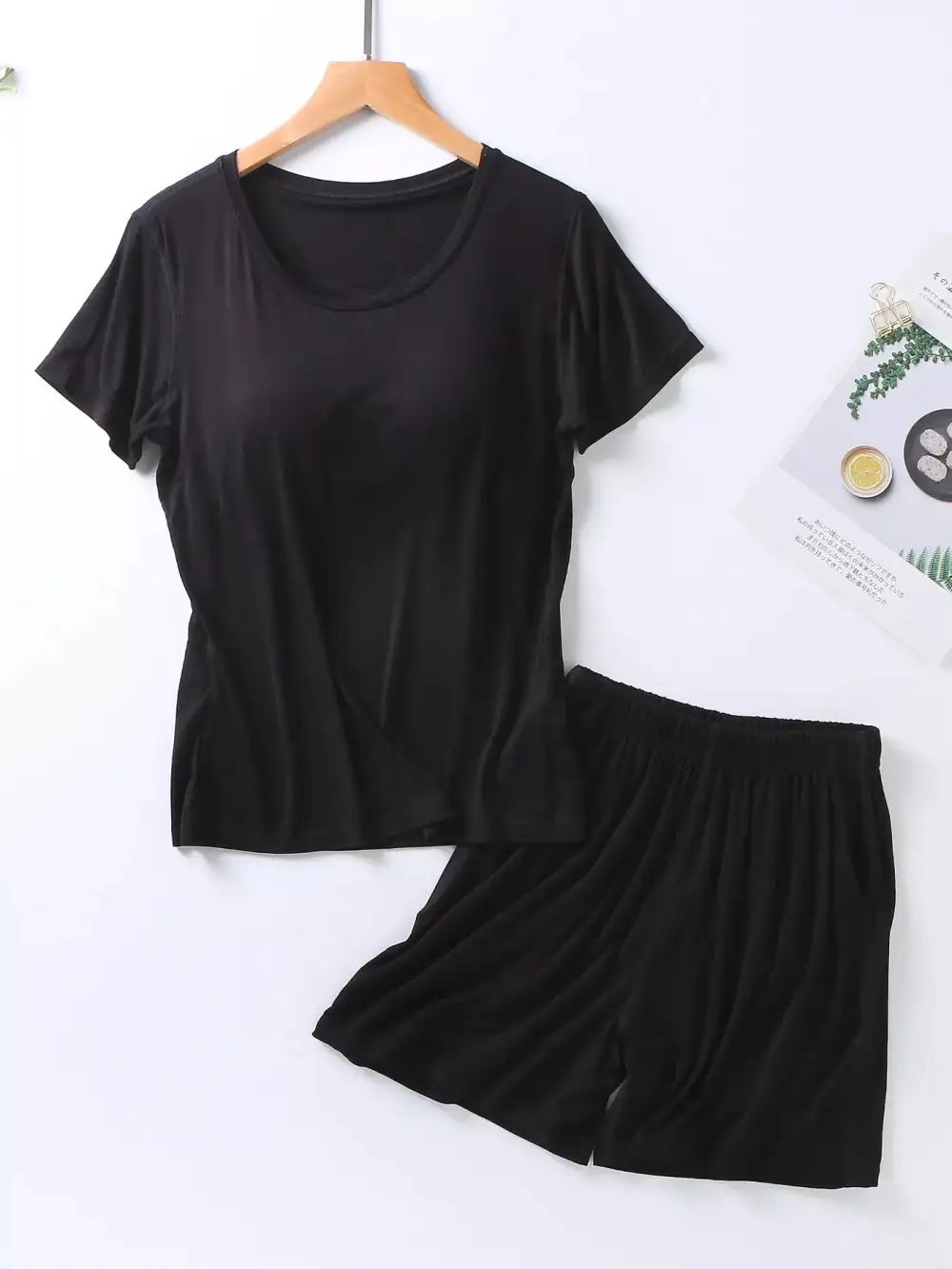 Comfortable Everyday Pajama Set Comes With Built-In Breast Pads