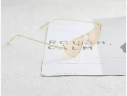 Minimalist Metal Cat Eye Sunglasses