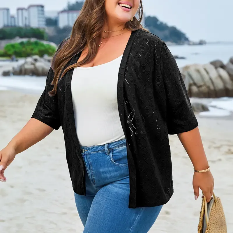 🎉Hot Sale🔥-Women's Plus-Size Cardigan🔥10-Pack - All Colors Included