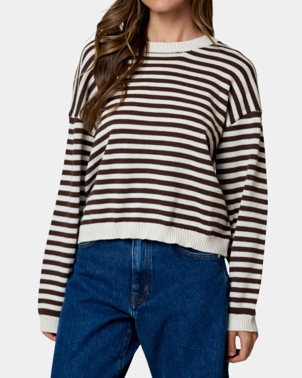 Relaxed Stripe Sweater Sweaters