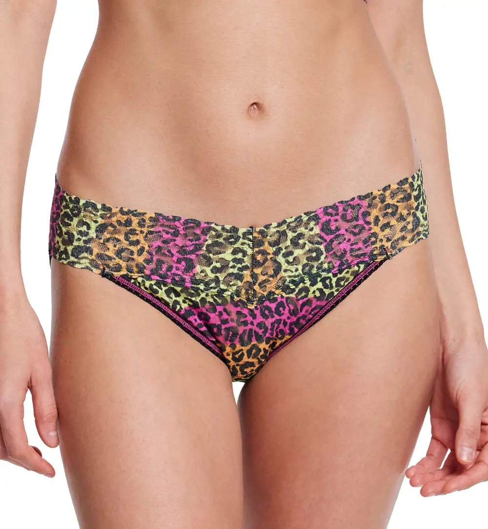 Classic Low-Rise Stretch-Lace Bikini Brief Panty