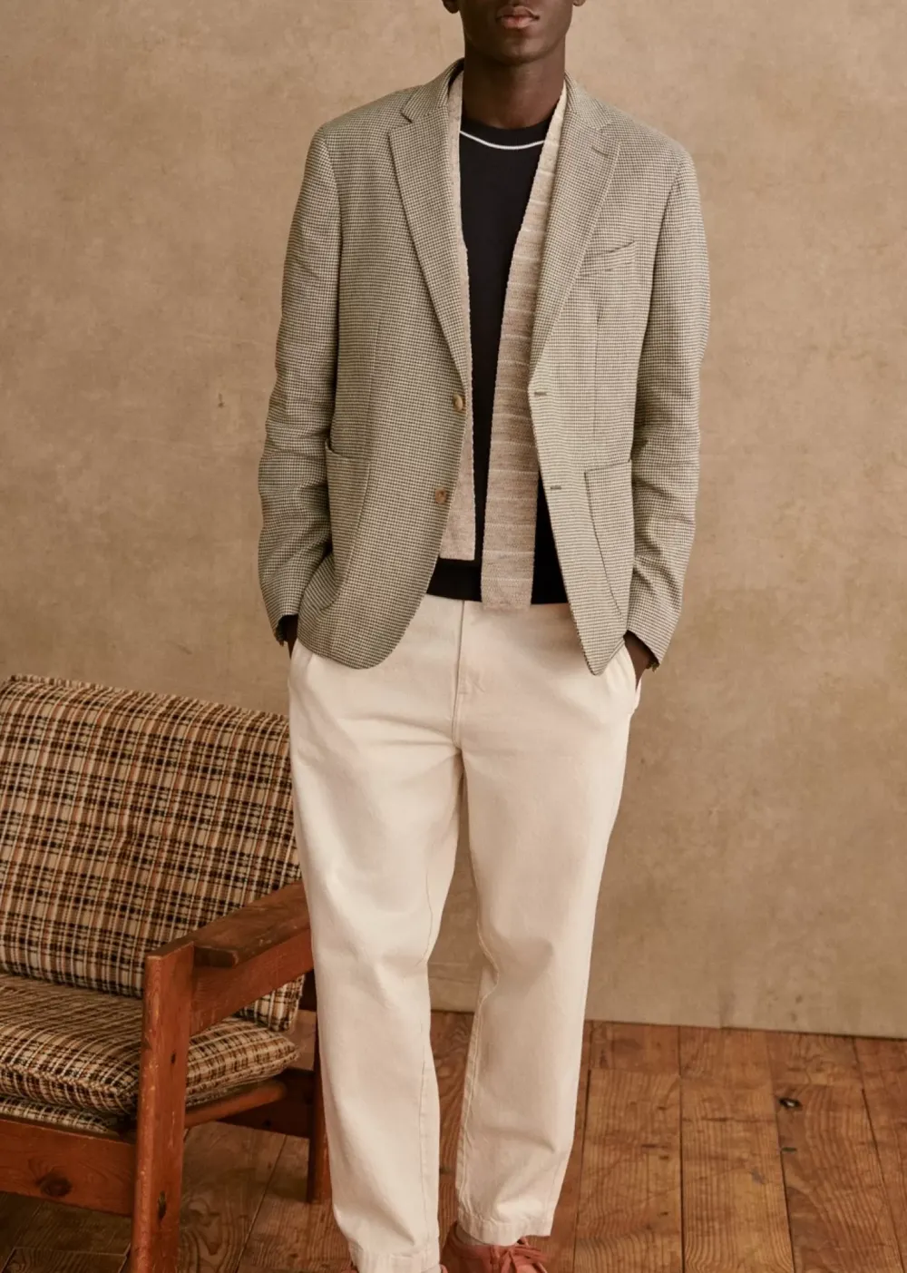 Classic Notched Collar Jacket