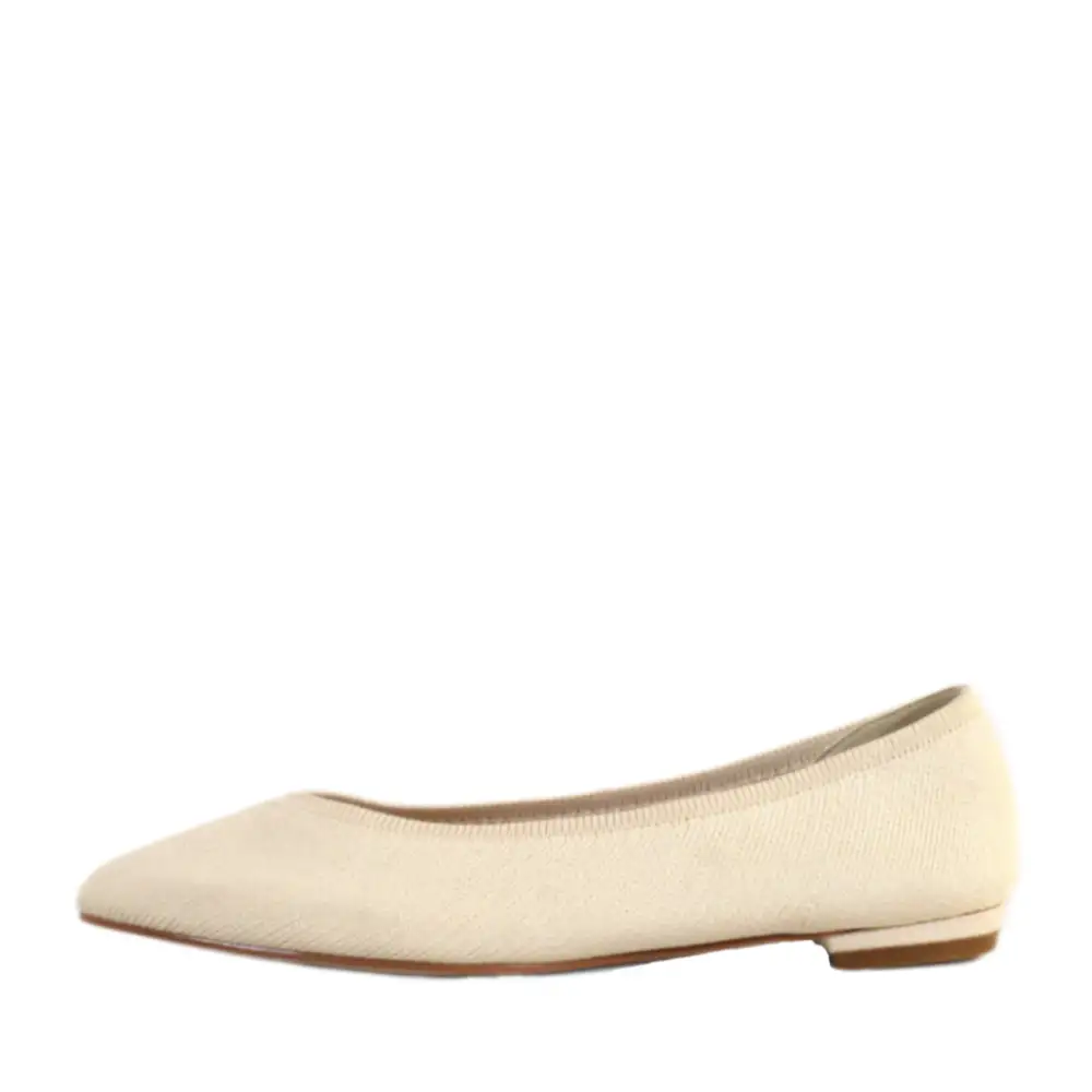 Breathable Knit Slip On Flats