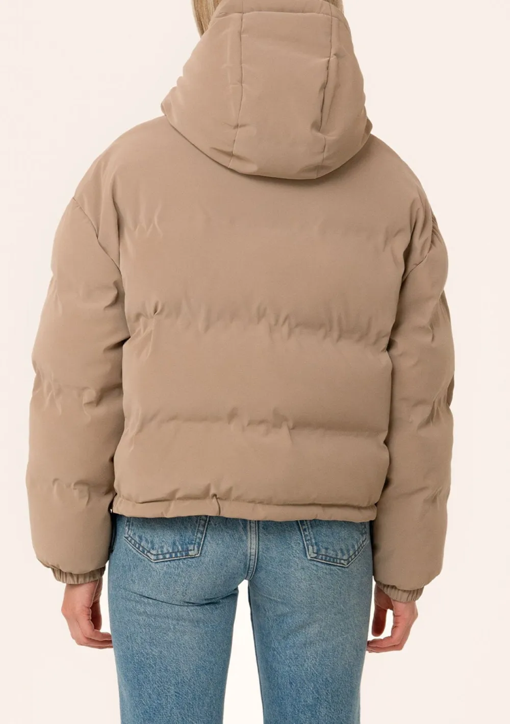 Zip Up Hooded Puffer Jacket