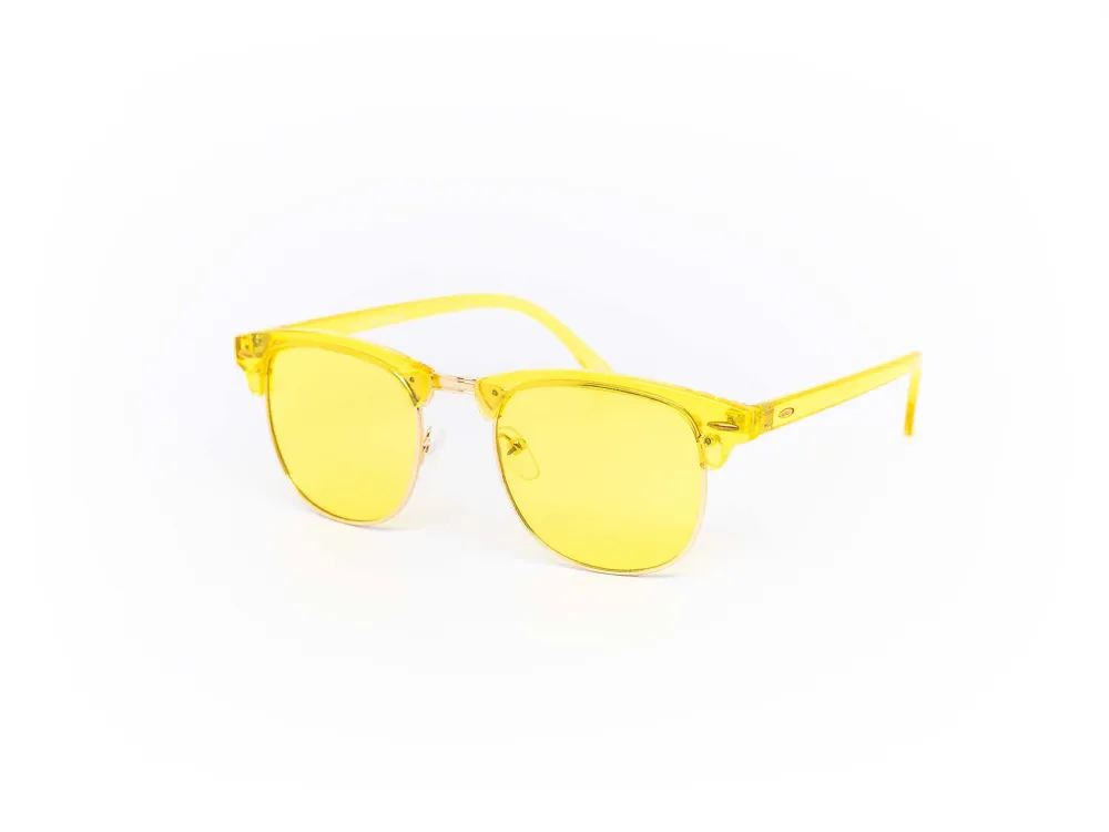 12-Pack Classic Clubmaster Gold Accent Sunglasses