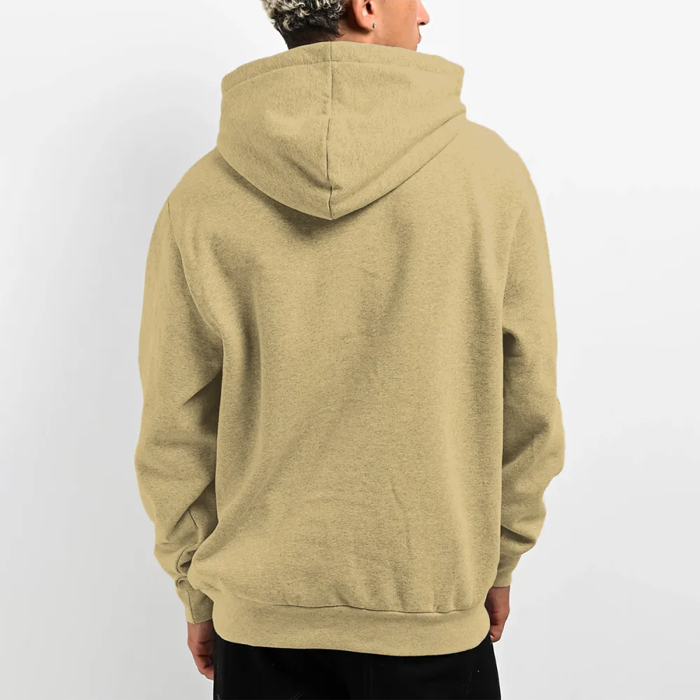 Sad Moon Print Hoodie