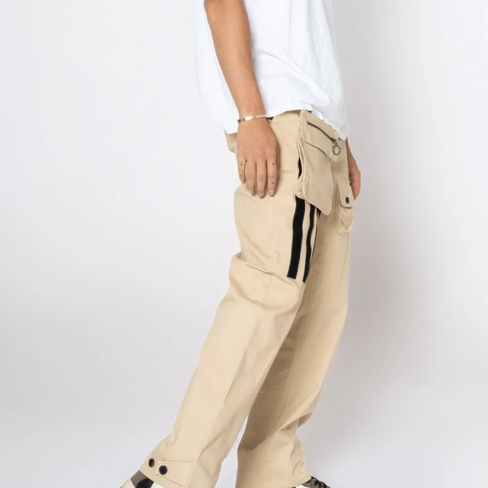 Utility Cargo Pants With Removable Pocket