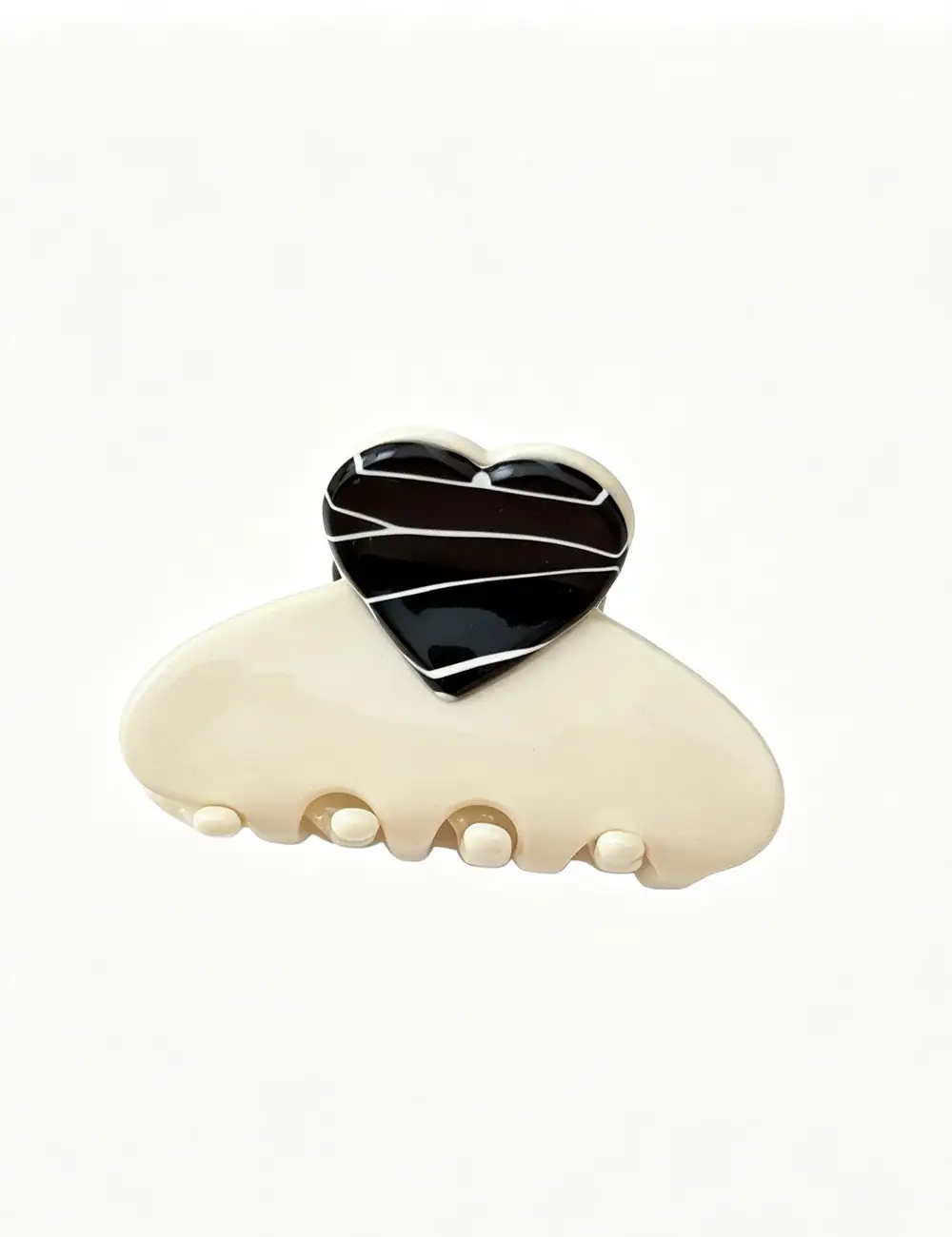 Heart Shape Decor Midi Hair Hair Claw Clip