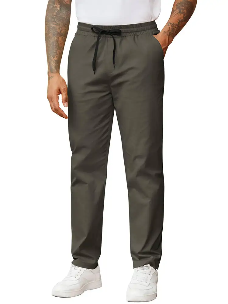 Utility Drawstring Waist Chino Pants