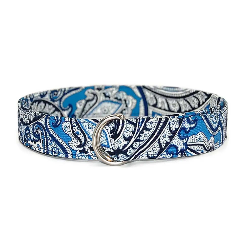 Vintage Paisley D-Ring Cotton Belt