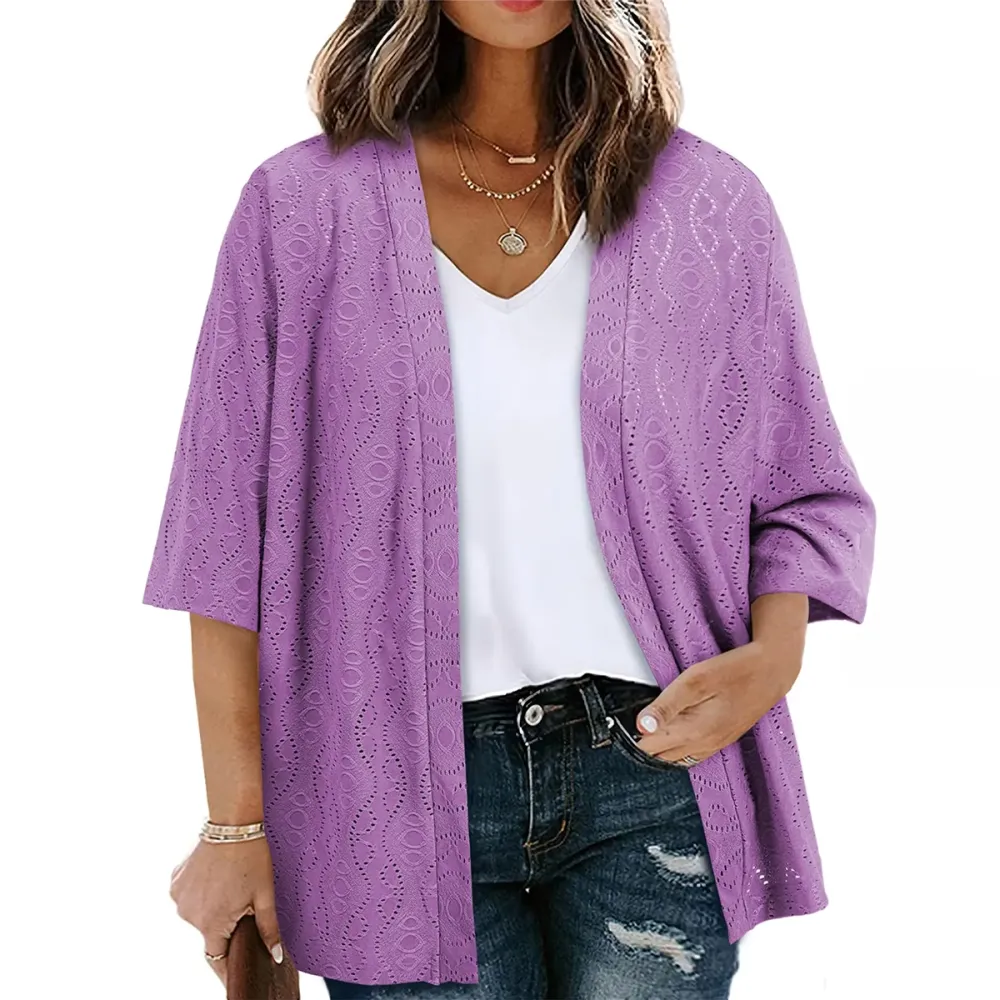 🎉Hot Sale🔥-Women's Plus-Size Cardigan🔥10-Pack - All Colors Included