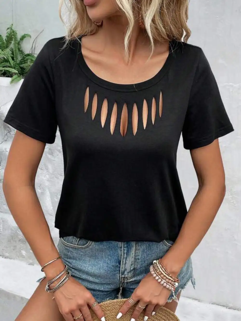 Casual Refined Short-Sleeve T-Shirt