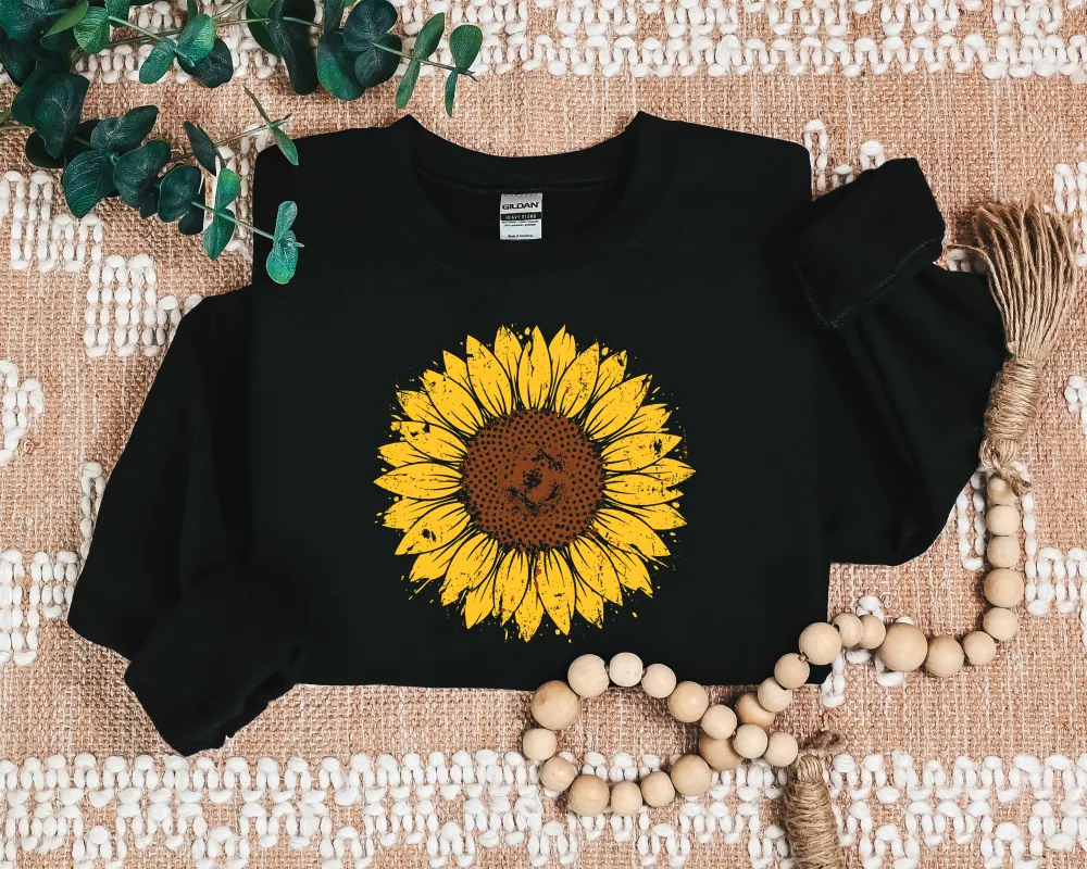 Sunflower Graphic Crewneck Sweatshirt