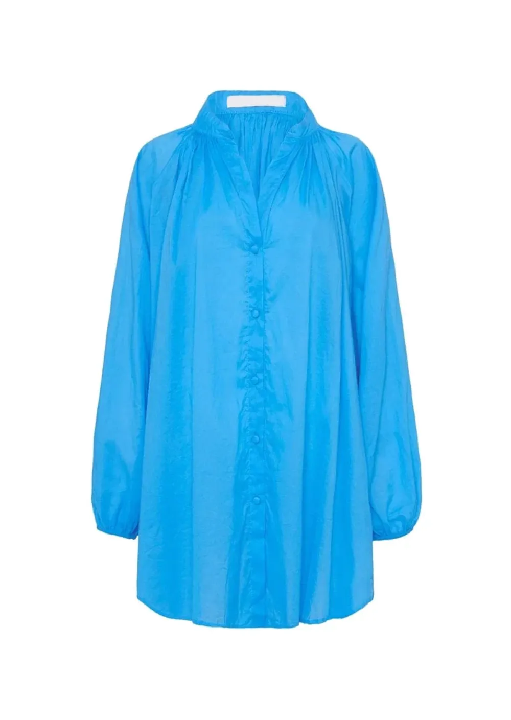 BUTTON UP SMOCK DRESS