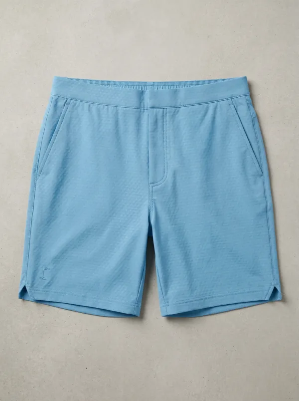 Sport Flag-Motif Golf Athletic Shorts