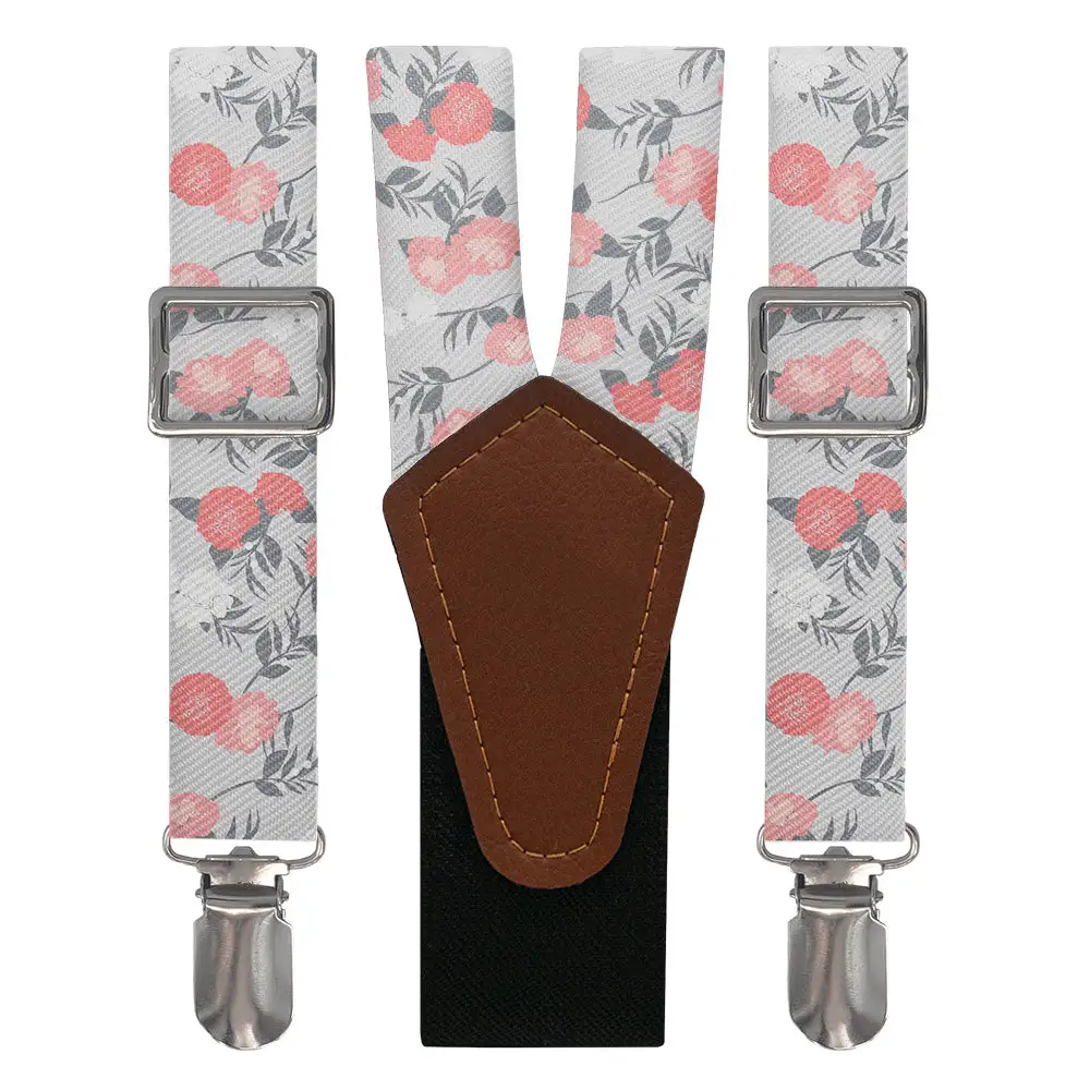 Valencia Floral Pattern Suspenders