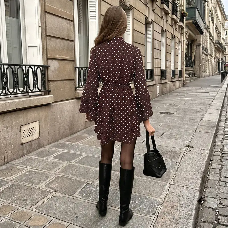 Women's Polka-Dot Dress