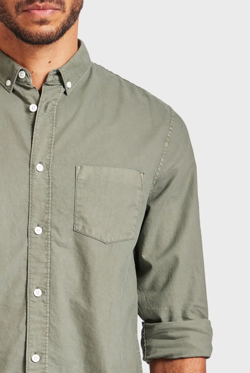 Vintage Oxford Button Down Long Sleeve Shirt