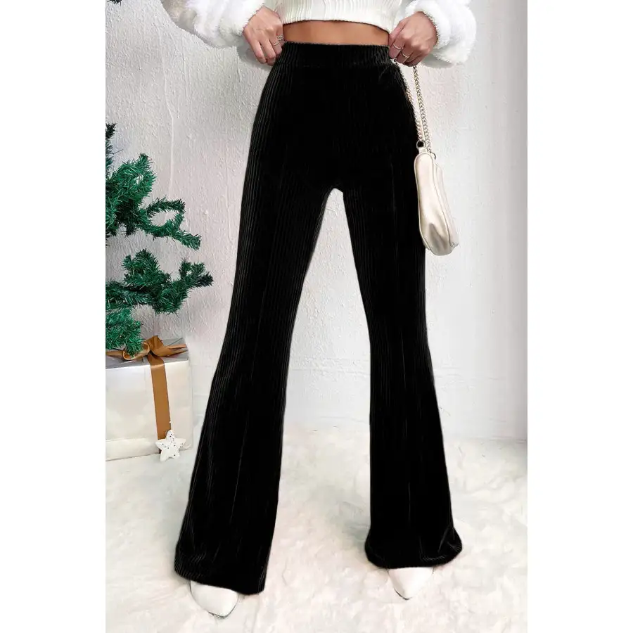 High Waist Bootcut Pants